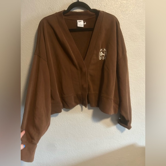 Nike brown cardigan - Picture 2 of 10
